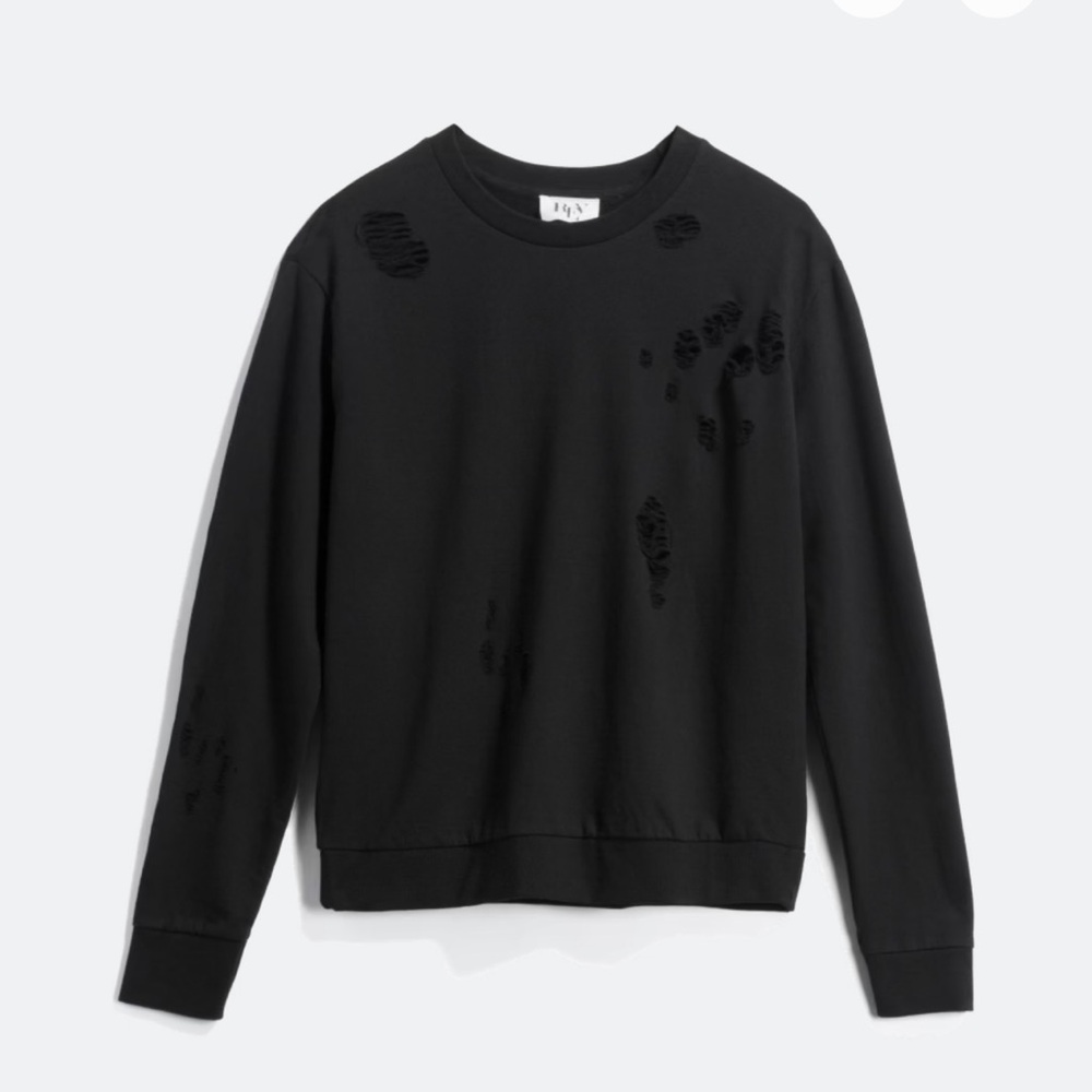 REV
Tifany Distressed Knit Sweatshirt